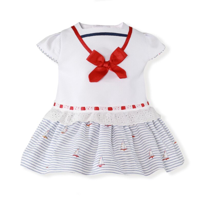 Rochie alba marinero Miranda