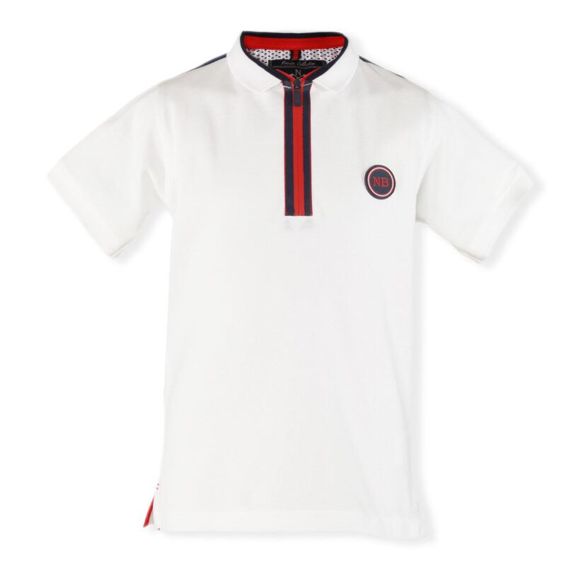 Tricou polo alb Miranda