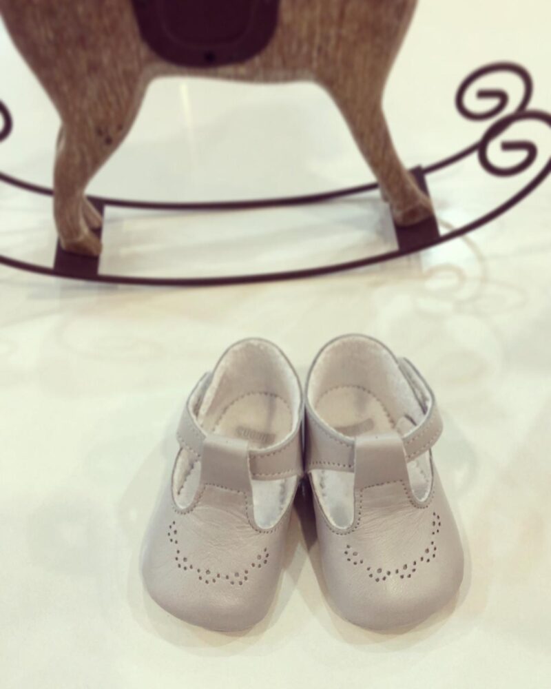 Pantofiori cu model gri Cuquito
