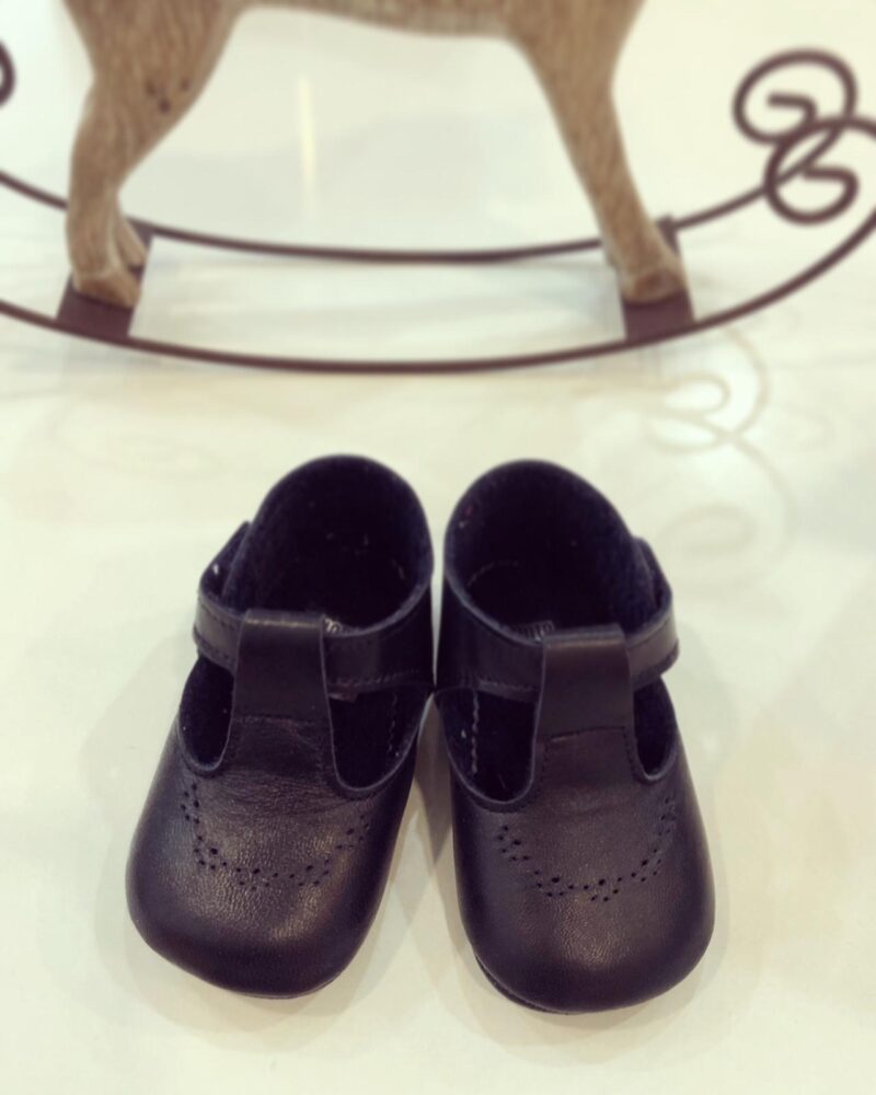 Pantofiori cu model bleumarin Cuquito
