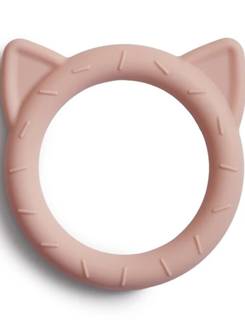 Jucărie dentiție Mushie cat blush