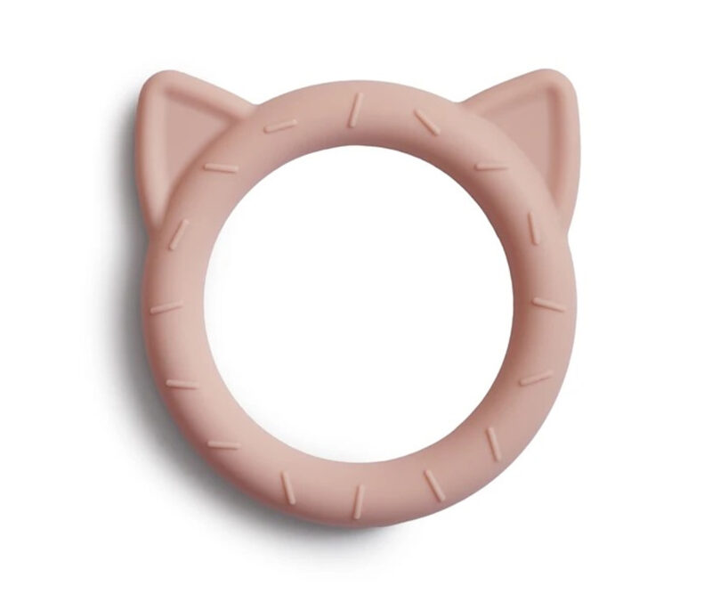 Jucărie dentiție Mushie cat blush