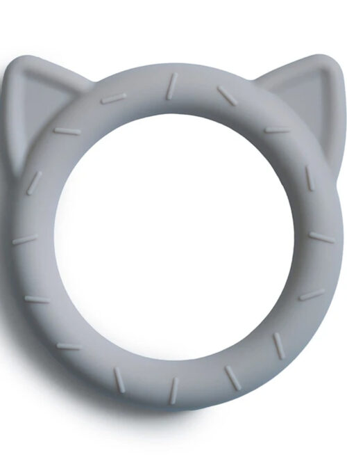 Jucărie dentiție Mushie cat stone