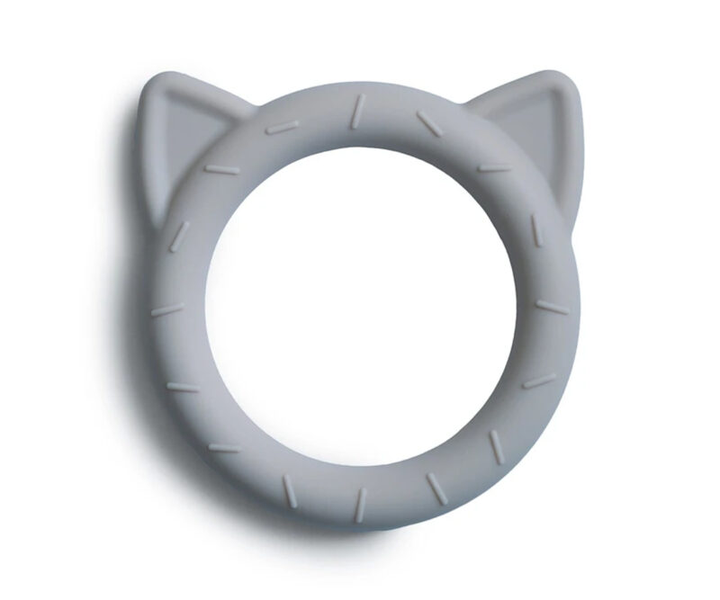 Jucărie dentiție Mushie cat stone