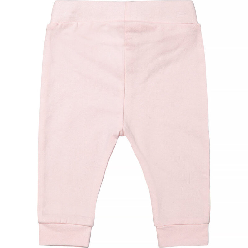 Pantaloni roz deschis din bumbac organic pentru fetițe - imagine 3