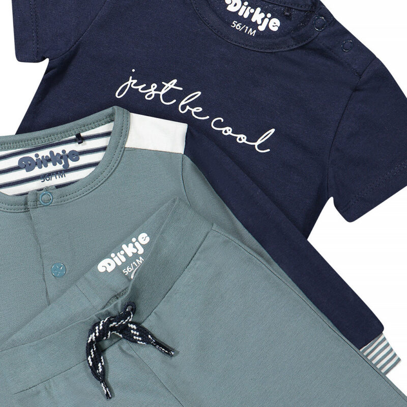 Set 3 piese din bumbac organic -Just be cool- - imagine 4