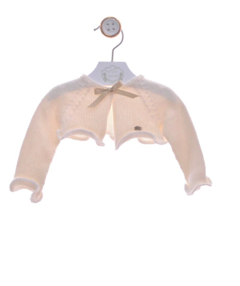 Cardigan ivory din tricot fetițe REBECA
