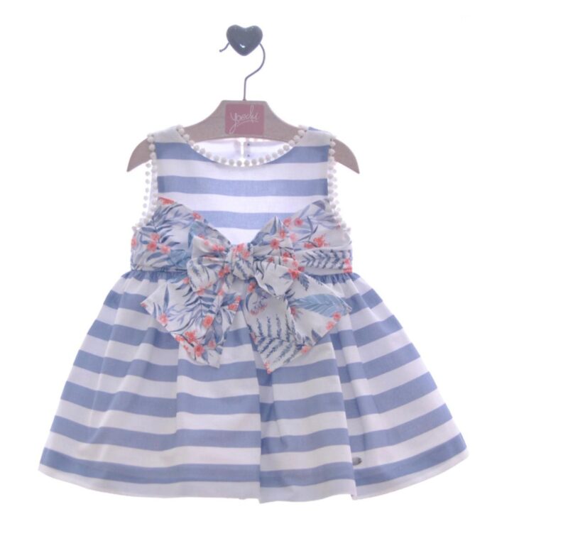 Rochie albastră în dungi Palmera