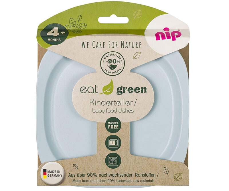 Set 2 farfurii albastre Nip Green - imagine 2