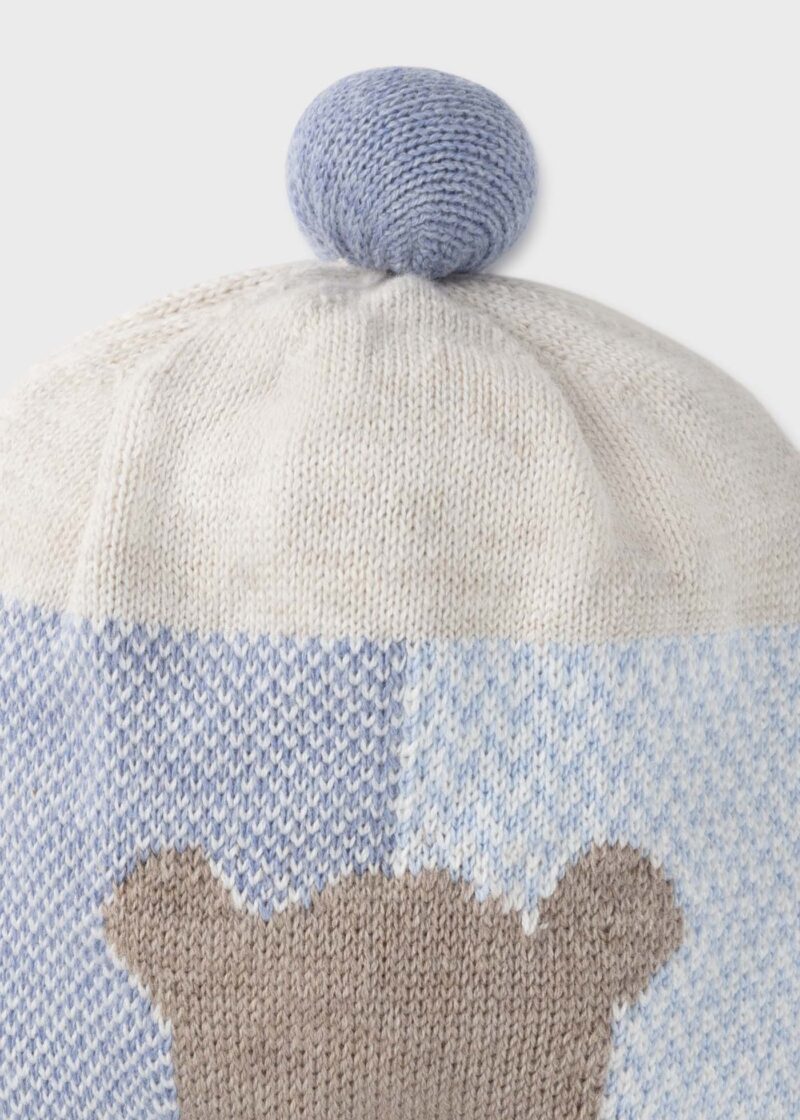 Căciulă ECOFRIENDS nube din tricot nou-născut băiat Mayoral - imagine 2