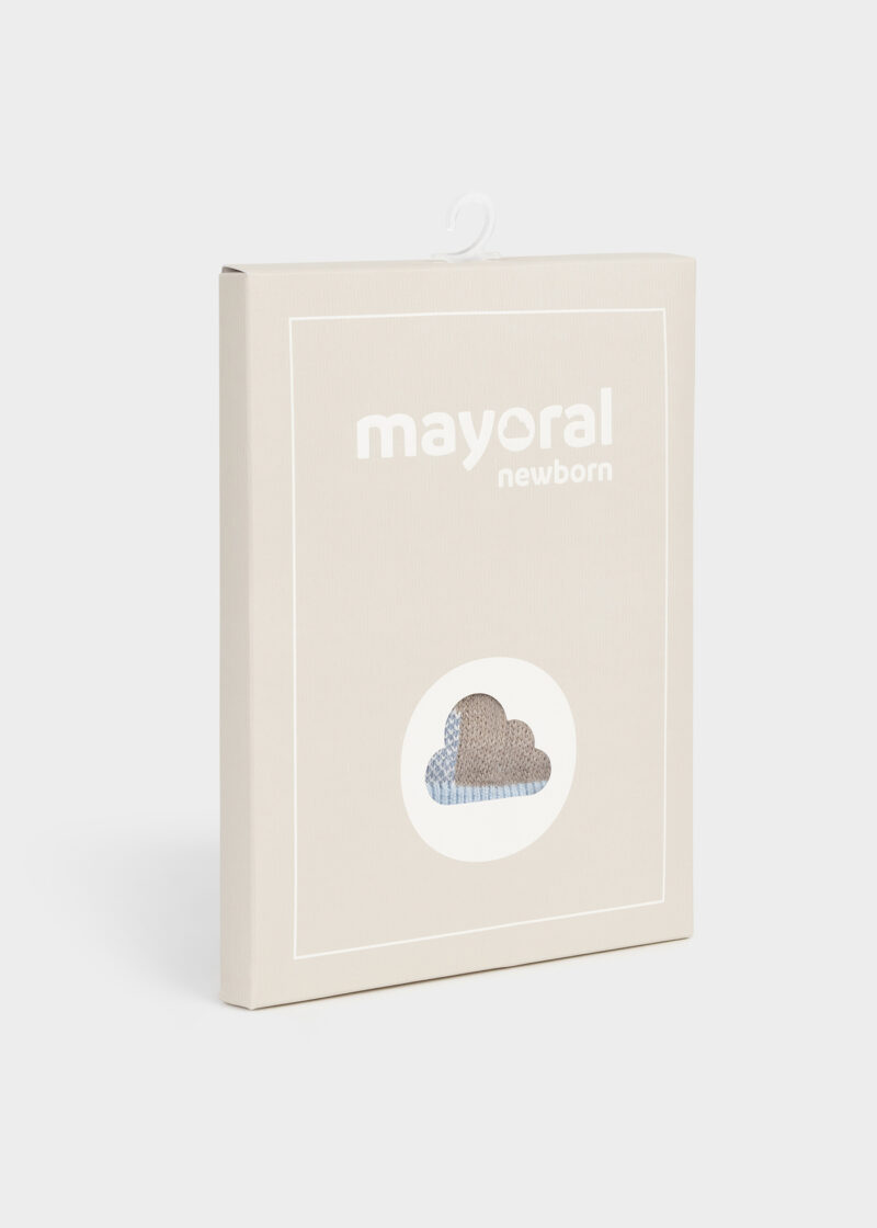 Căciulă ECOFRIENDS nube din tricot nou-născut băiat Mayoral - imagine 3