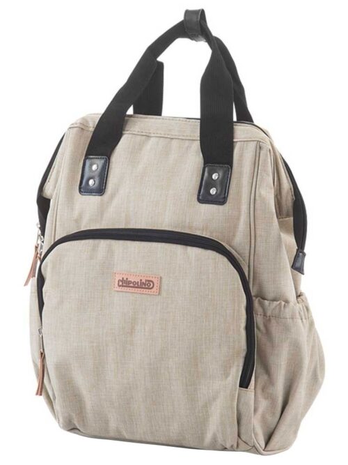 Rucsac și gentuță de înfășat Chipolino denim frappe