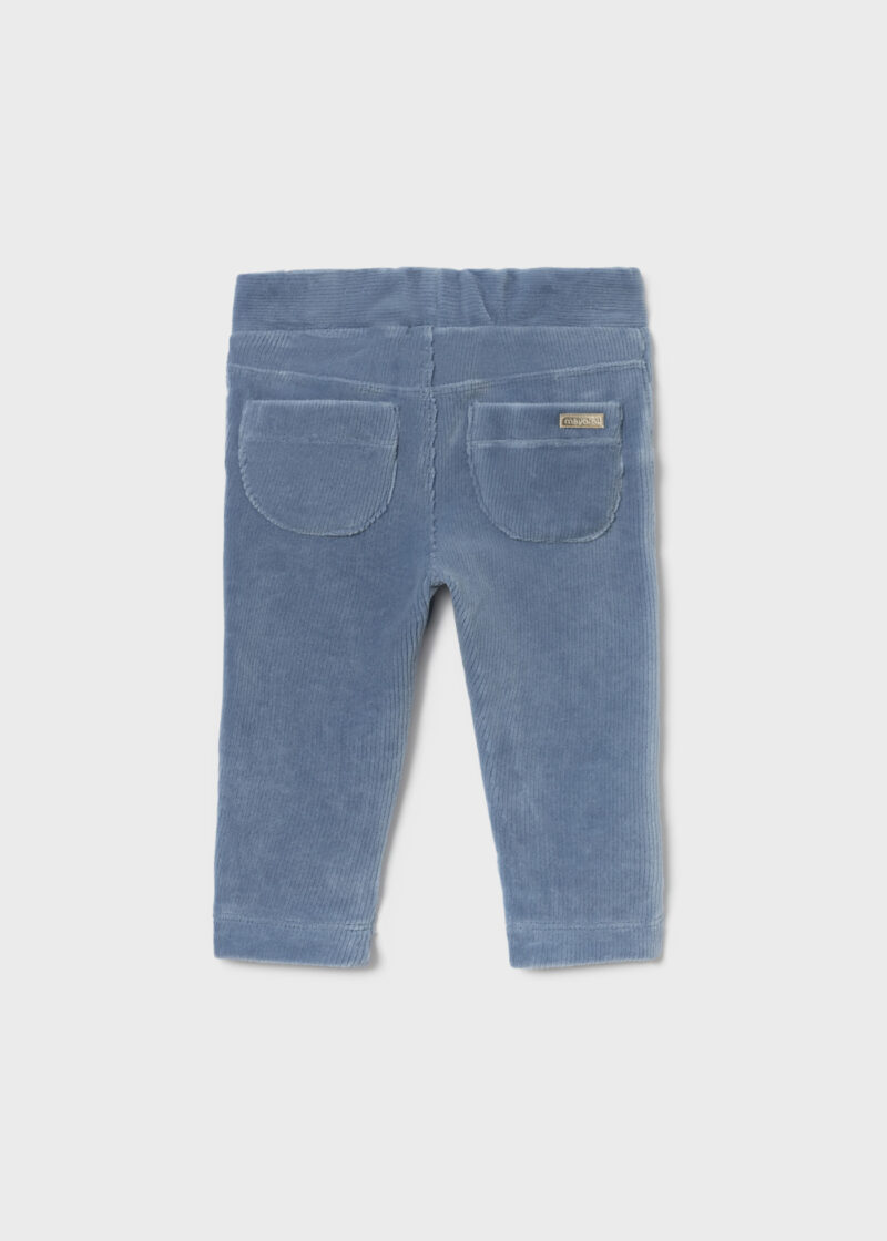 Pantaloni indigo lungi raiați basic fetițe Mayoral - imagine 2