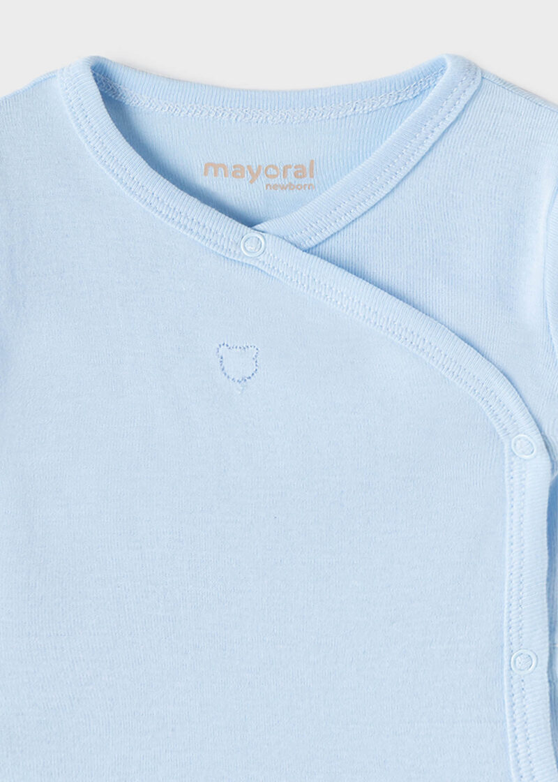 Body mânecă scurtă albastru deschis Mayoral - imagine 3