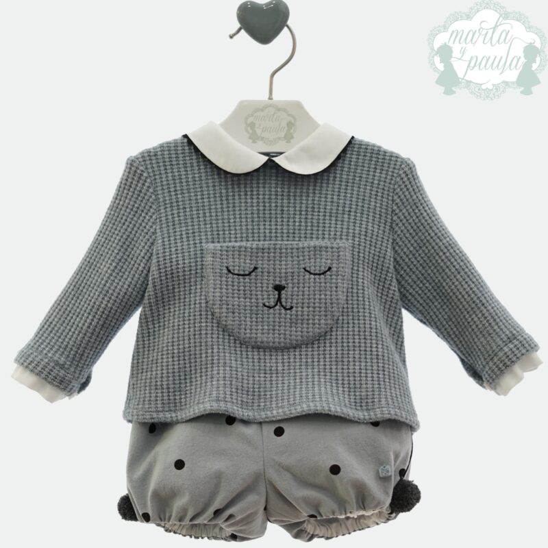 Compleu baieței stone sky blue MADONNA - imagine 3