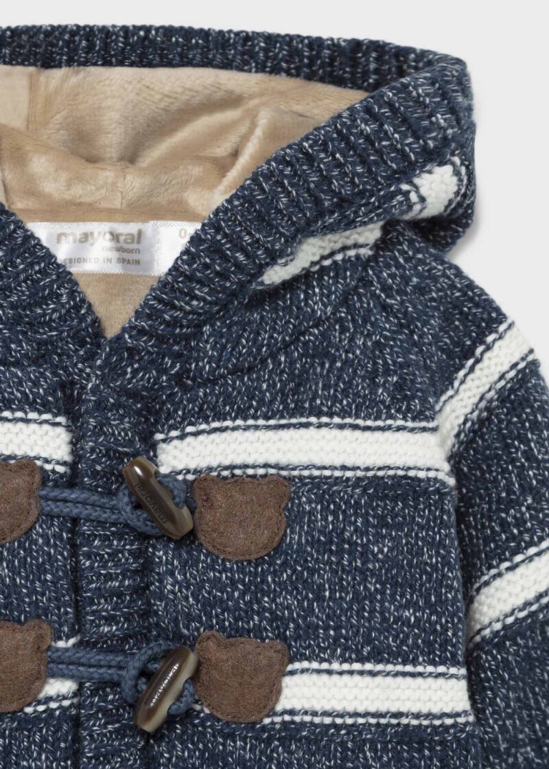 Cardigan azul din tricot nou-născut băiat Mayoral - imagine 3
