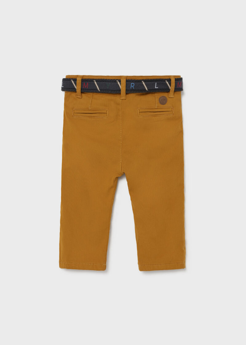 Pantaloni lungi chino cu centură bebe băiat Mayoral - imagine 2