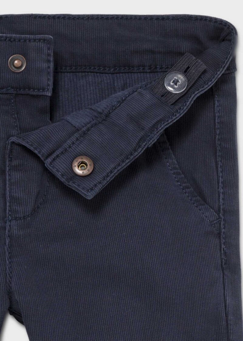 Pantaloni lungi azul cu centură bebe băiat Mayoral - imagine 4
