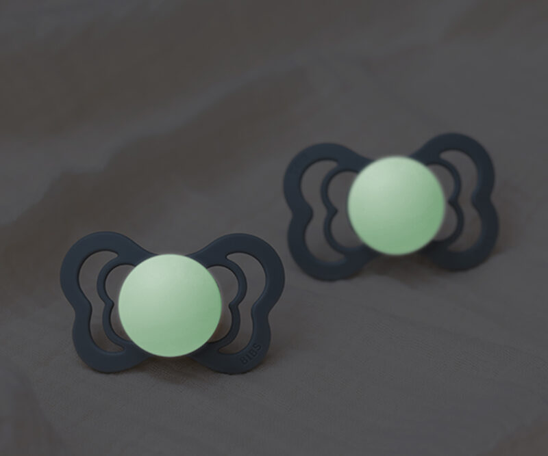 Set 2 suzete BIBS SUPREME sage-cloud de noapte - imagine 5