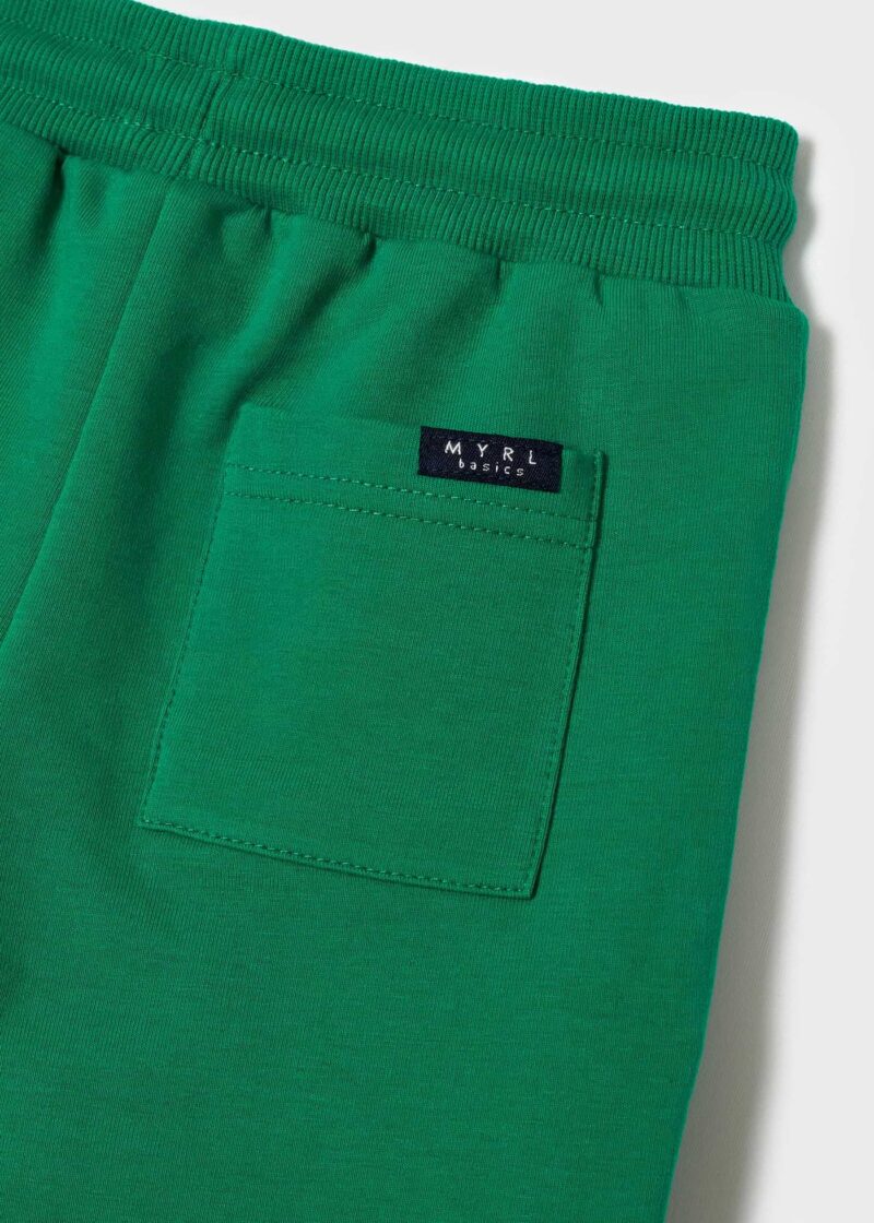 Pantaloni lungi verzi de pluș basic băiat Mayoral - imagine 4