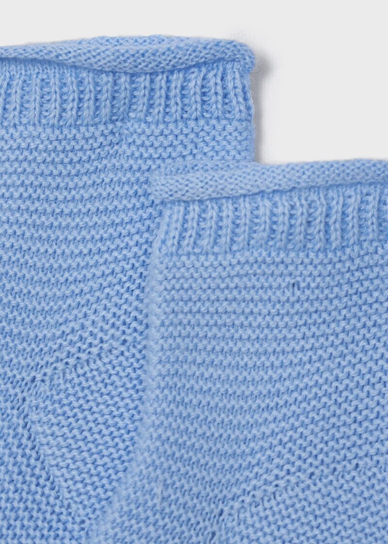 Cardigan lung și șosete dream blue din tricot ECOFRIENDS new born Mayoral - imagine 4