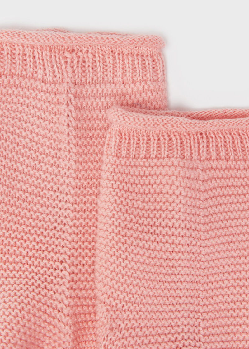 Cardigan lung și șosete blossom din tricot ECOFRIENDS new born fetițe Mayoral - imagine 4
