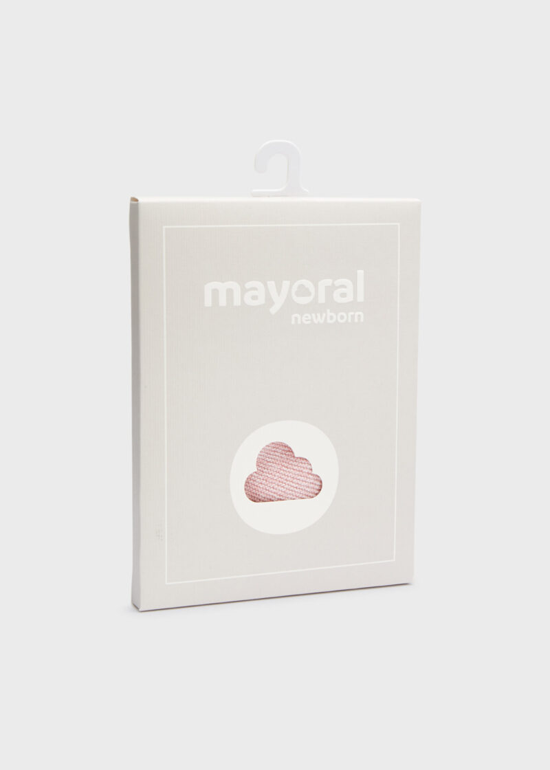 Căciulă blossom ECOFRIENDS tricot nou-născut fetițe Mayoral - imagine 3