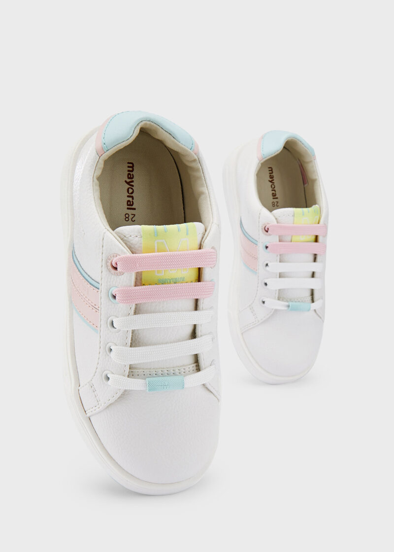 Pantofi sport roz multicolori Mayoral - imagine 2