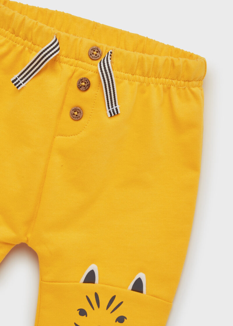 Pantaloni lungi trening zebra amarillo bebe băiat Mayoral - imagine 3