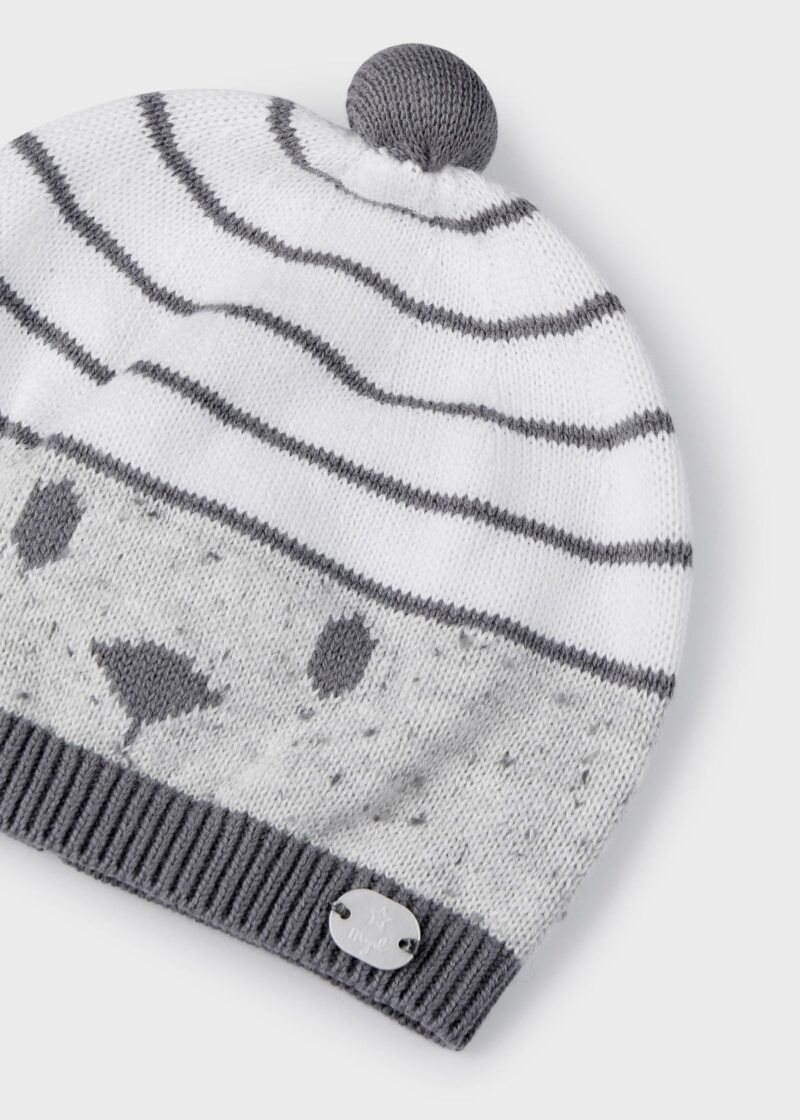 Căciulă gri ECOFRIENDS tricot nou-născuți Mayoral - imagine 2