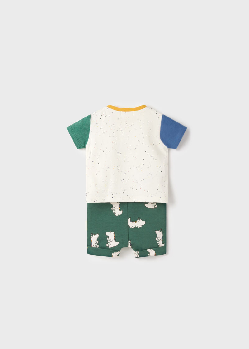Set pantaloni scurți multicolor ECOFRIENDS nou-născut băiat Mayoral - imagine 2