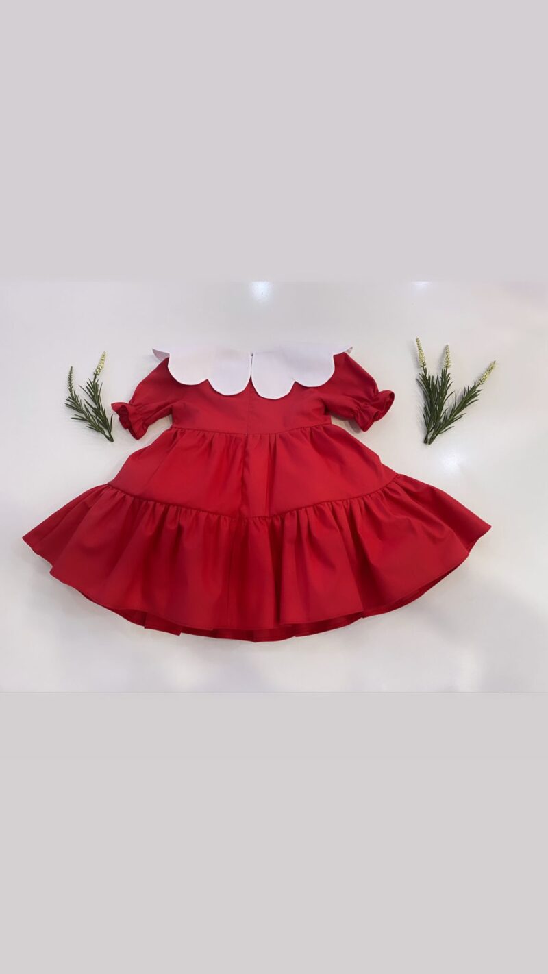 Rochie Red Love fetițe Little Rose - imagine 3
