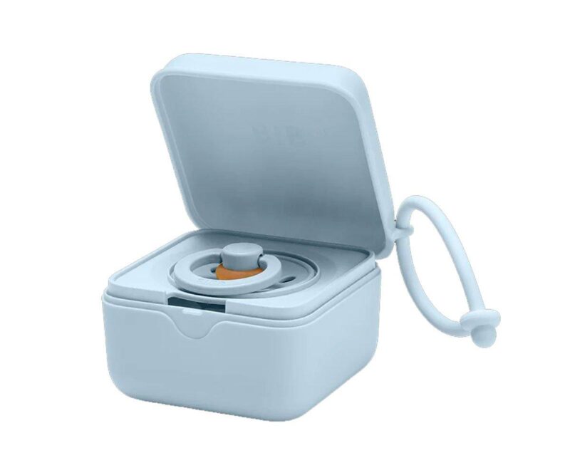 Cutiuta pentru suzeta Bibs Liberty Chamomile-Baby Blue - imagine 2