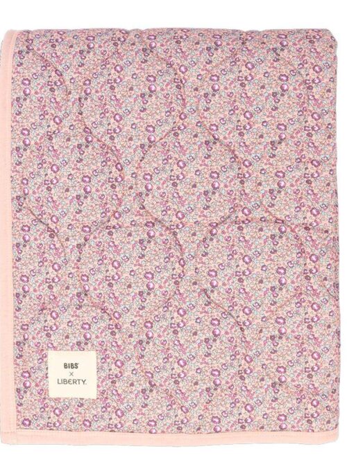 Paturica matlasata din bumbac organic,Bibs Liberty Blush