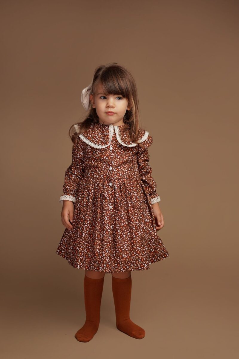 Rochita Ada din bumbac,Little Rose - imagine 2
