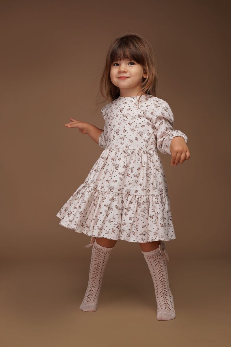 Rochie Cotton Flower din bumbac ,Little Rose
