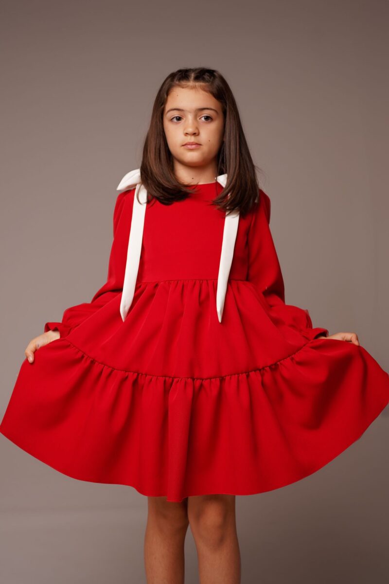 Rochie Red Rose, Little Rose - imagine 3