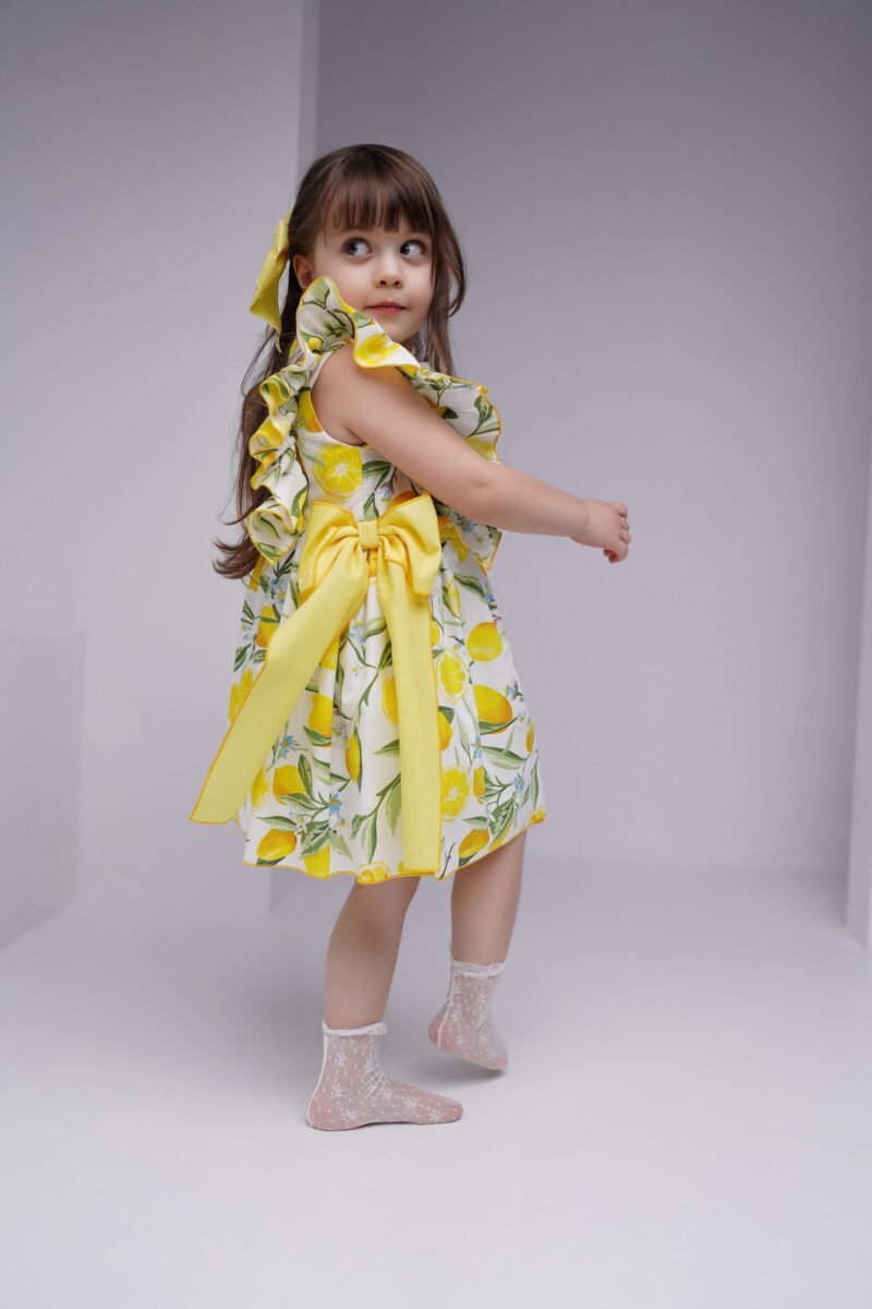 Rochie Lemon Cotton, Little Rose - imagine 2
