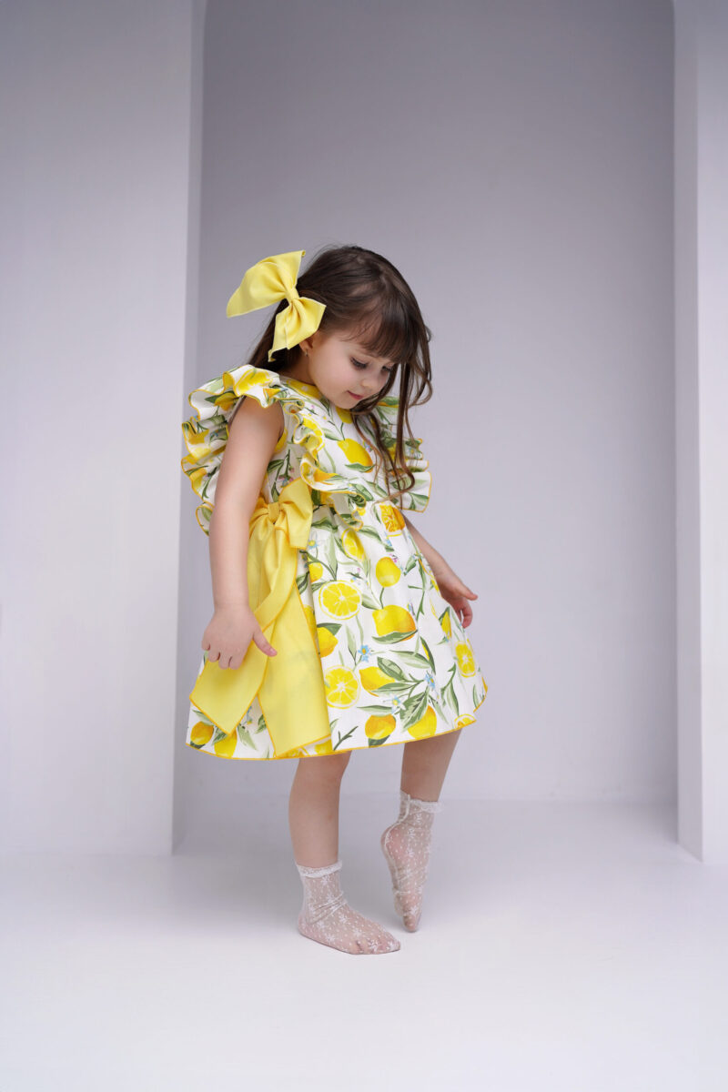 Rochie Lemon Cotton, Little Rose