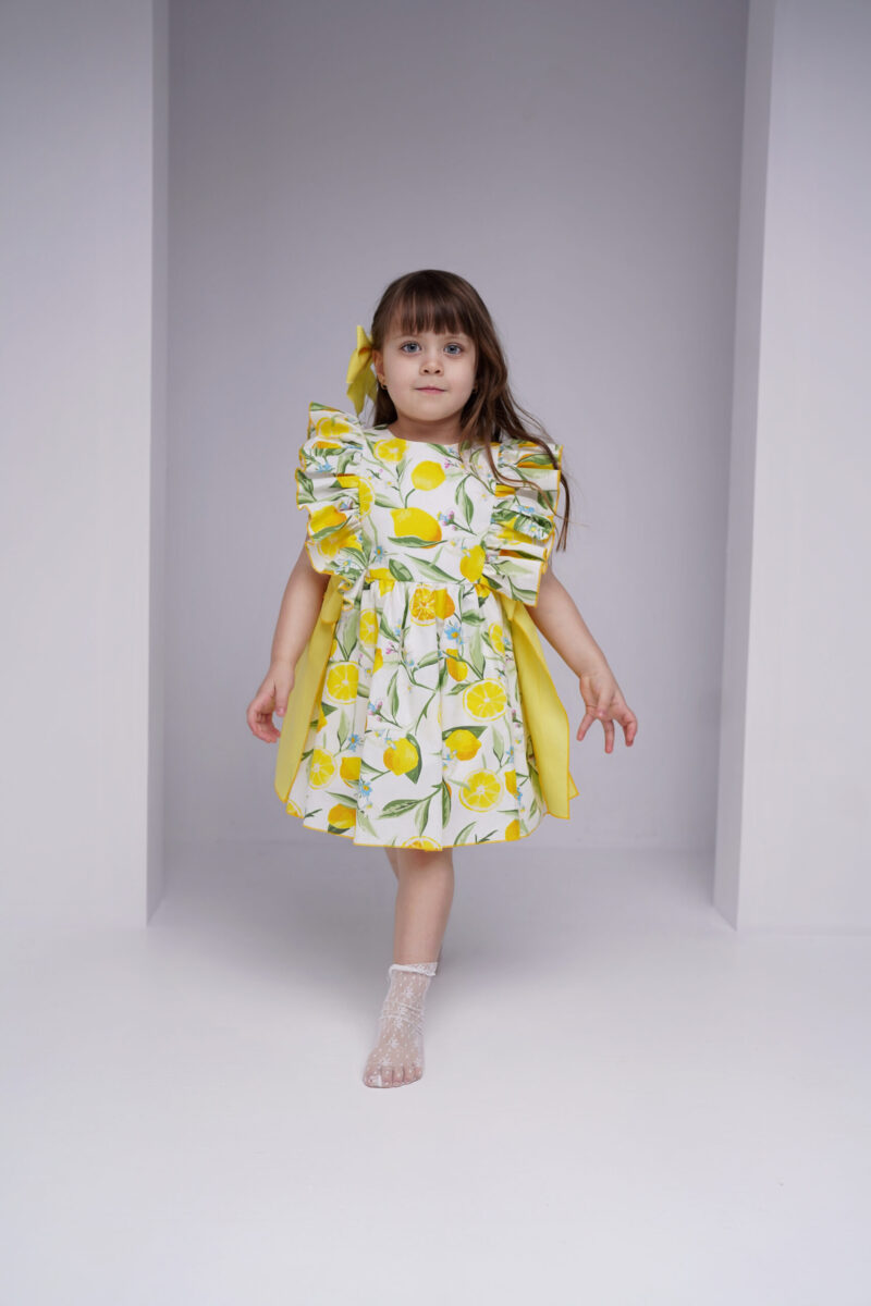 Rochie Lemon Cotton, Little Rose - imagine 3