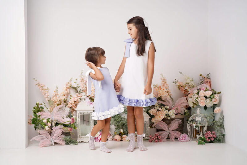 Rochie Lilith Baby Blue,Little Rose - imagine 2