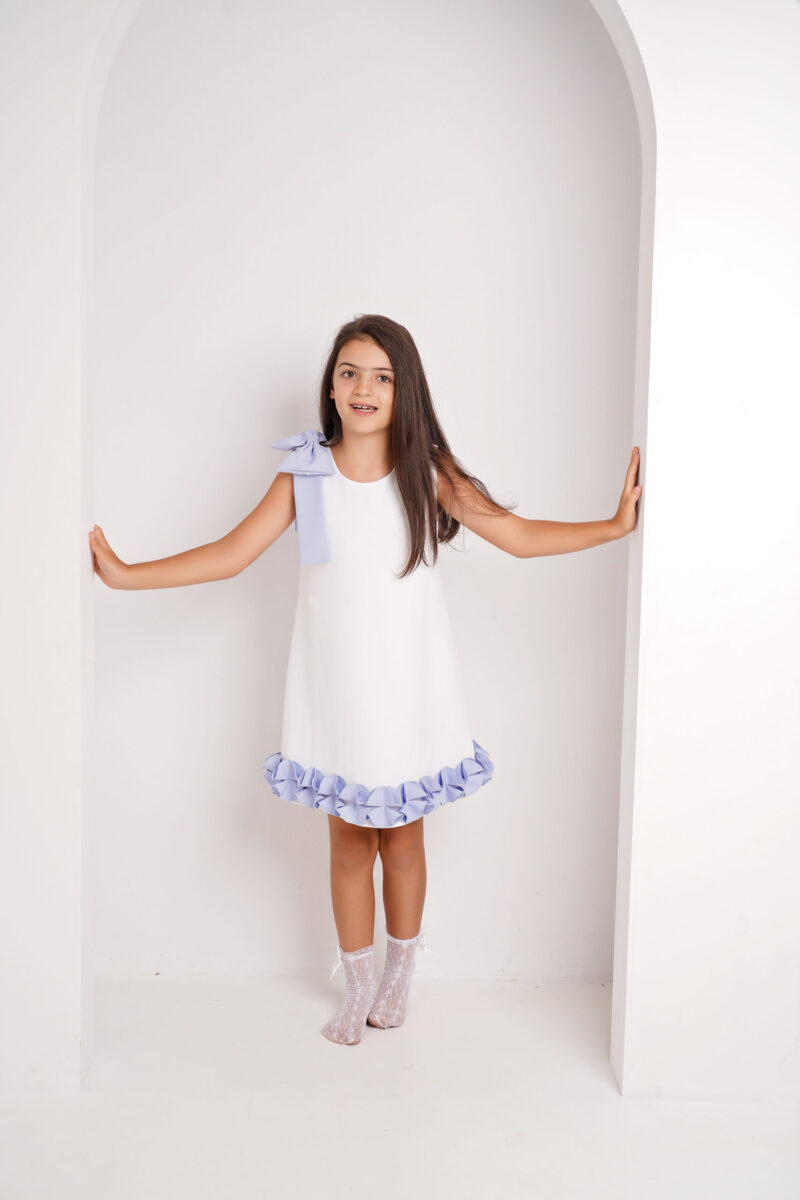 Rochita Lilith White Blue, Little Rose - imagine 4