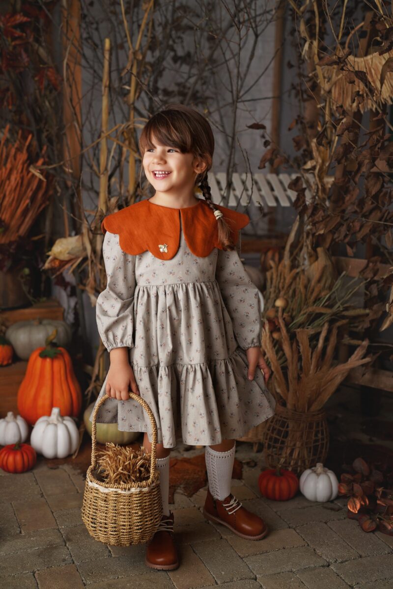 Rochie Papadie ,Little Rose