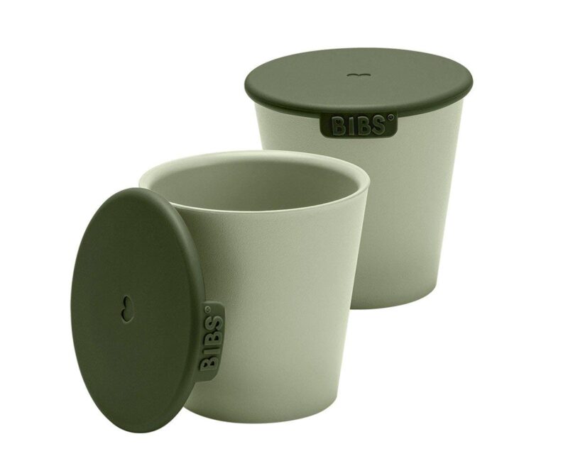 Set 2 pahare Bibs,sage