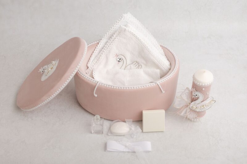 Trusou botez si lumanare, lebada - imagine 3
