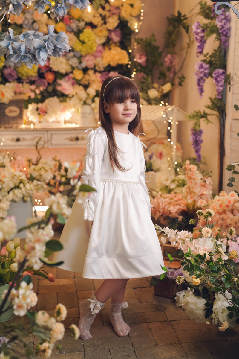Rochie Ceremonie Marina White,Little Rose - imagine 2