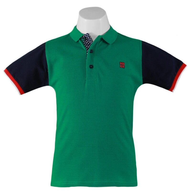 Tricou polo VERDE NelBlu